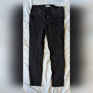 KanCan Women's Dark Charcoal Maternity Skinny Jeans